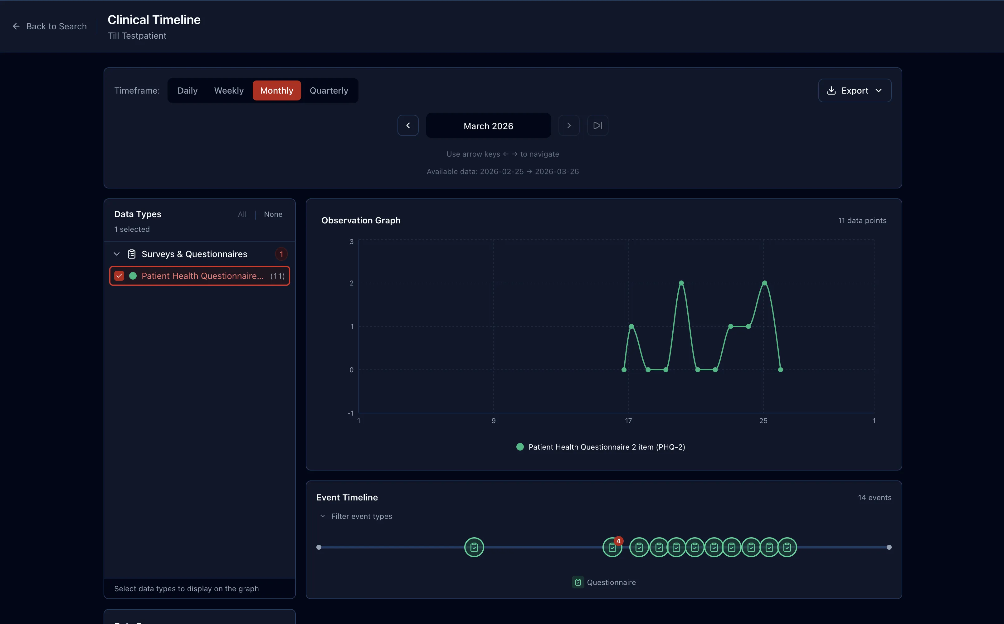 Fire Arrow Patient Onboarding workflow
